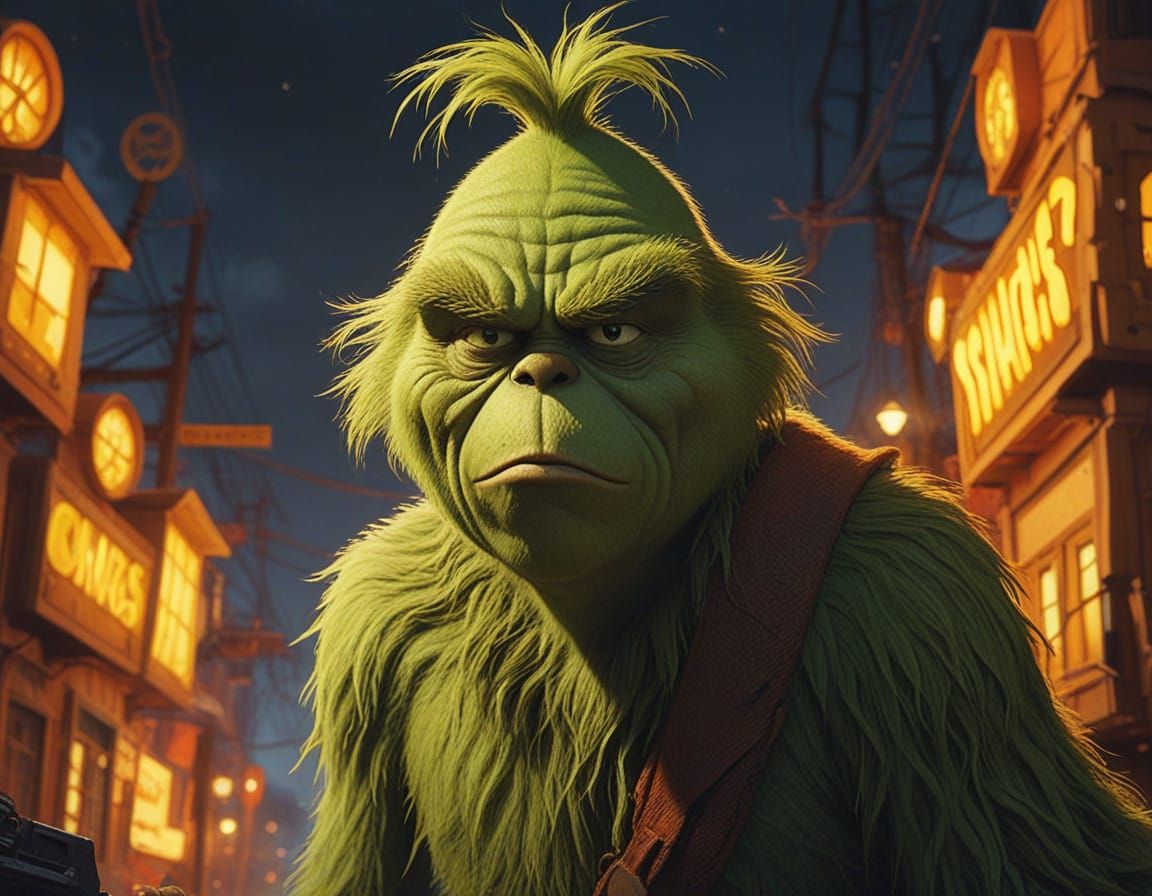 The Grinch Unleashes Chaos on Santa's Village in a Gritty, W...
