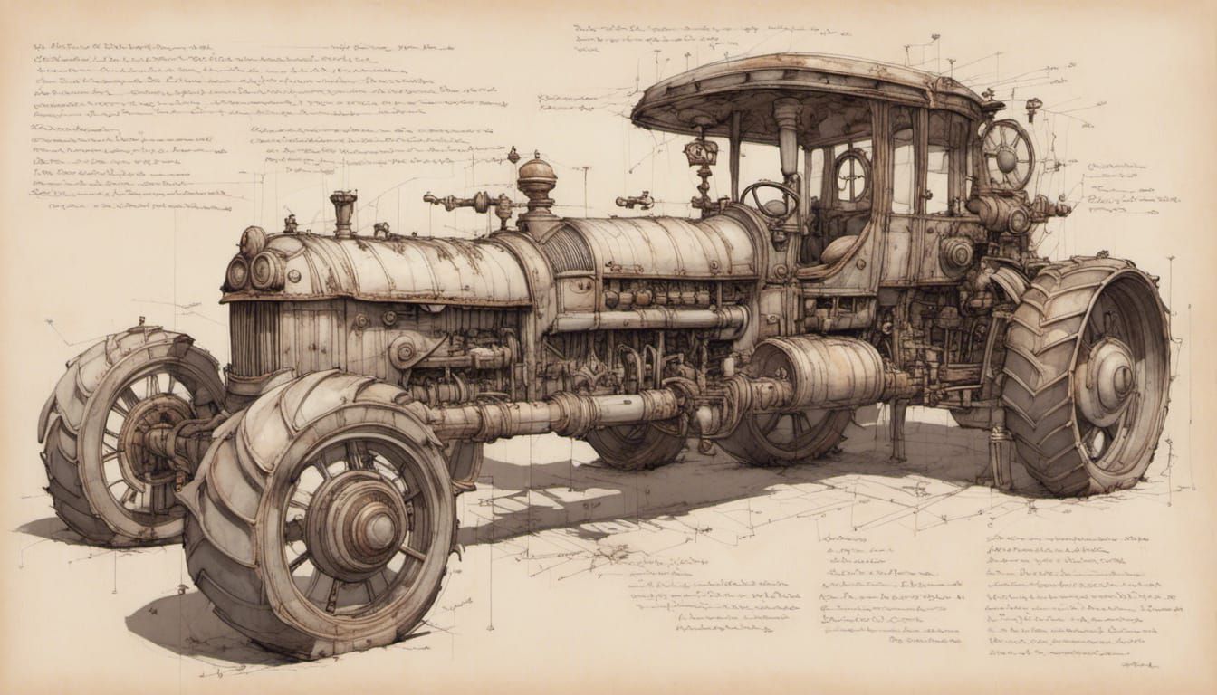 Steampunk Lightweight Tractor