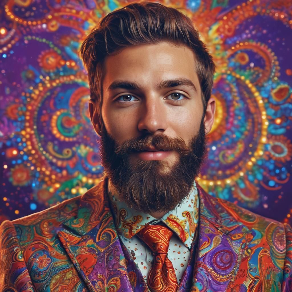 handsome masculine man