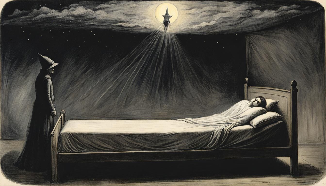 Eerie Dreamscape Inspired by Early Expressionism