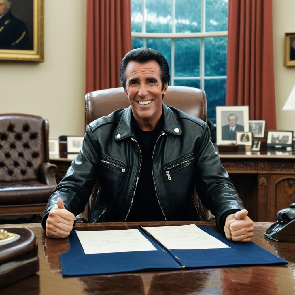 Fonzie Takes Over the Oval Office