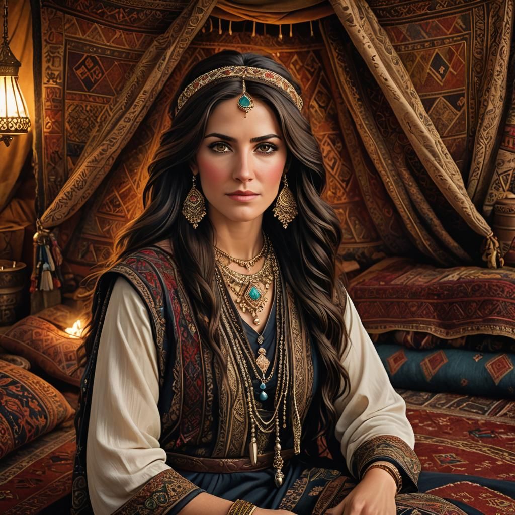 Sarah, Wife of Abraham, in Photorealistic Detail