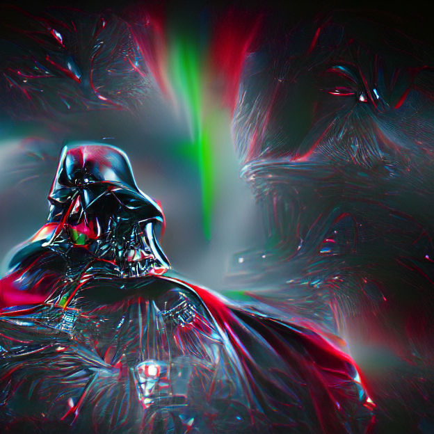 Minimalist Darth Vader Portrait