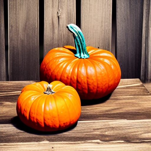 Pumpkin in Professional Photography Style
