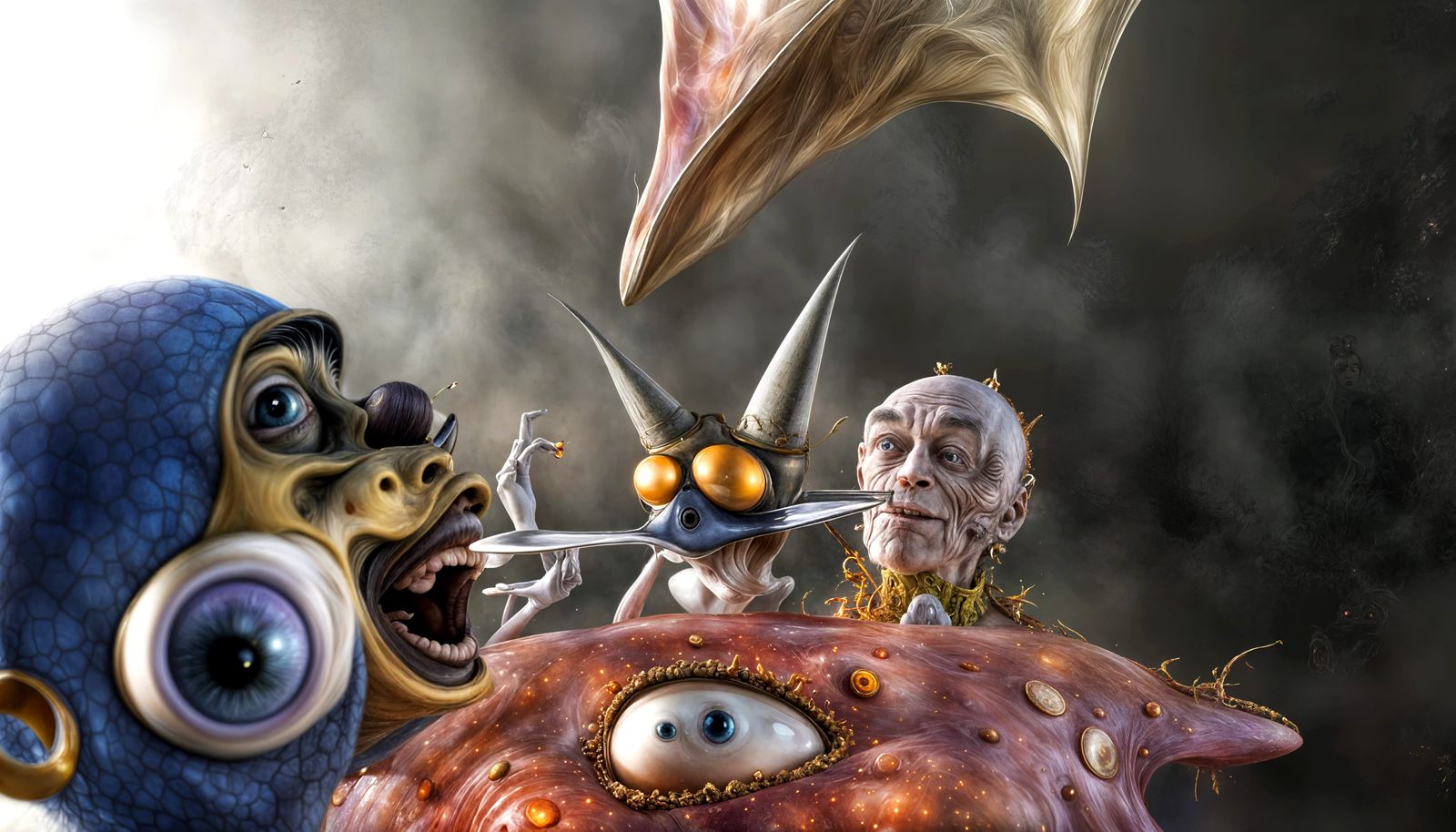 Extravagant Alien Characters in Photorealistic Cosmic Dreams...