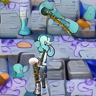 Squidward's Clarinet Practice: A Study in Frustration