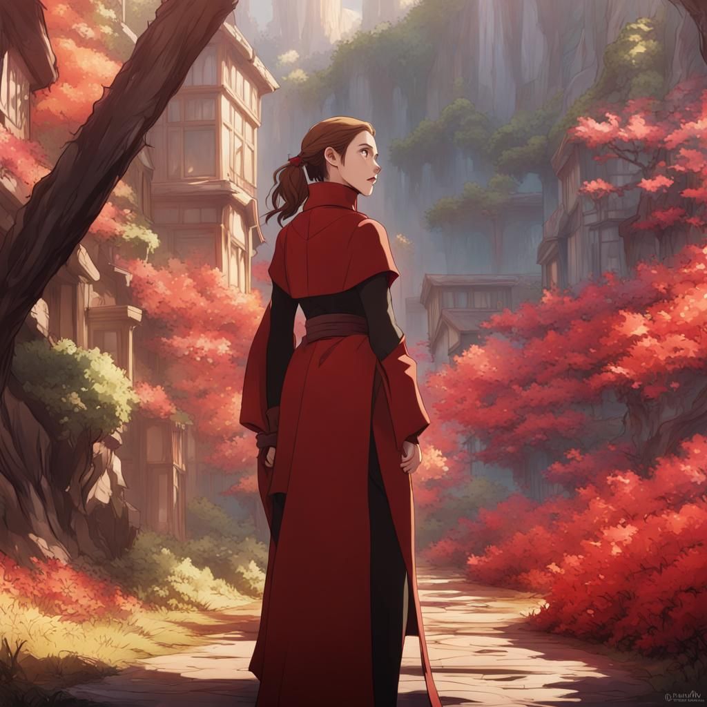 Wanda Maximoff in Dragon Age: Ghibli-Inspired Anime