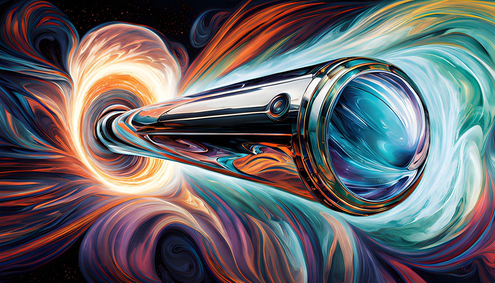 Stunning Superluminal Starship in Action