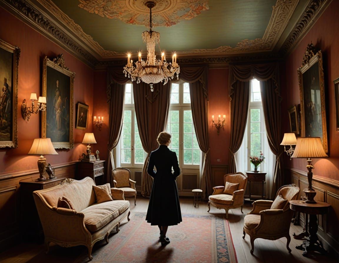 Vintage French Interior in Soft Focus