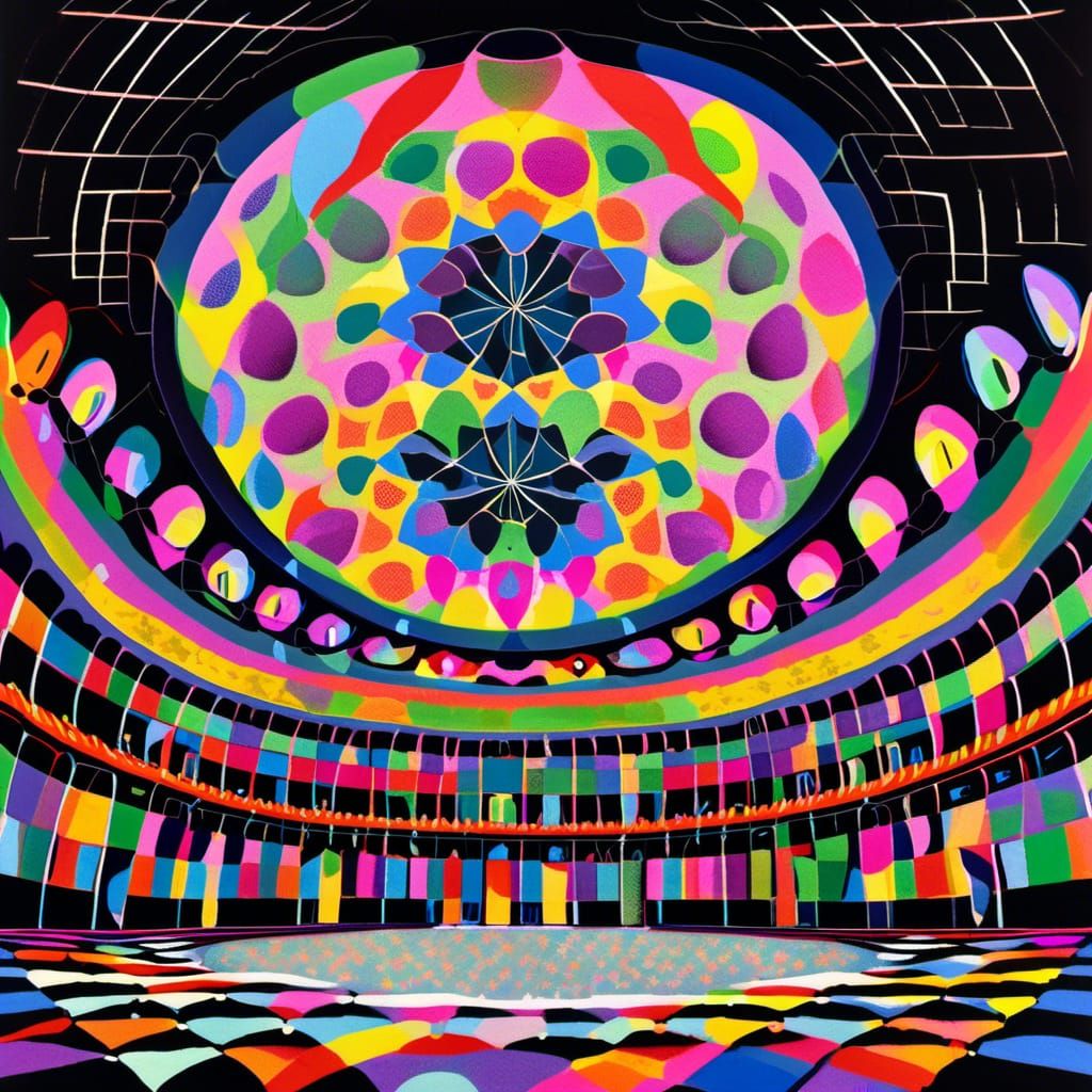 Psychedelic Rotunda Opens to Alternate Universes