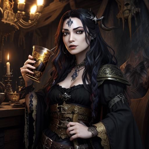 Vampire Pirate Royalty in Chaotic Hideout