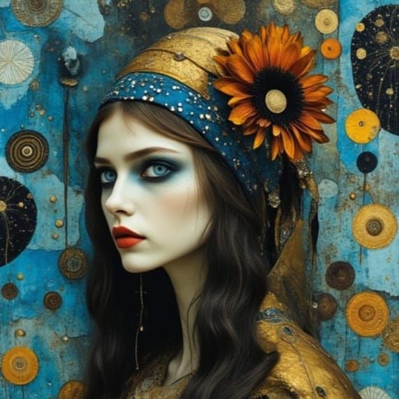 Surreal Goddess Reigns in a Dystopian Paradise of Burnished ...