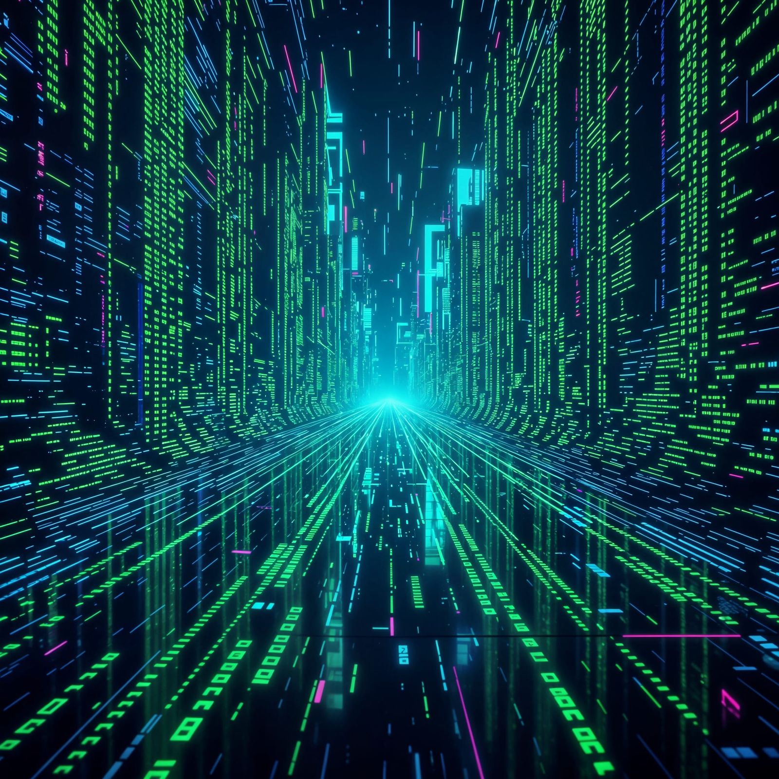 Digitized Fantasy Landscape of Code