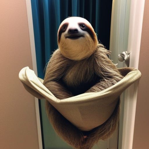 Superhero Sloth Costume Image
