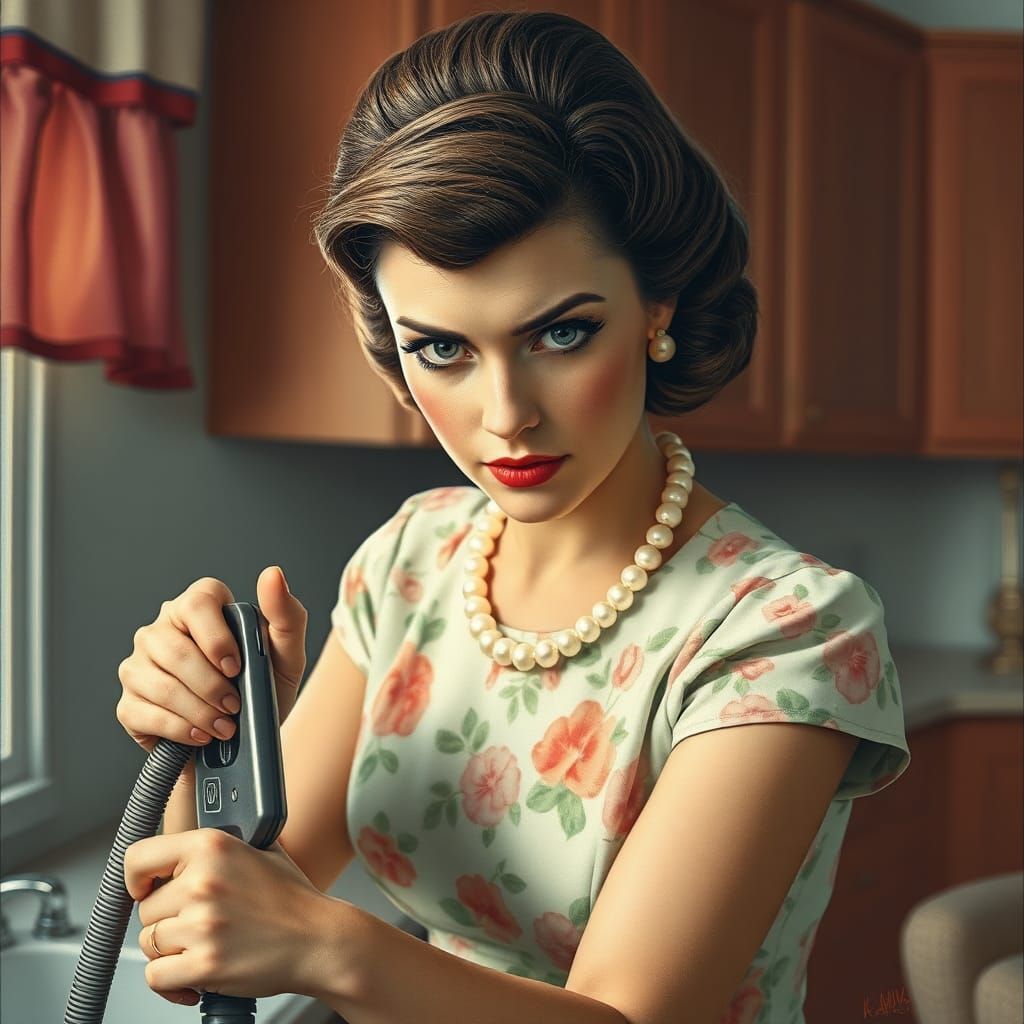 Suburban Housewife's Laudanum Addiction: Hyper-Realistic Ill...