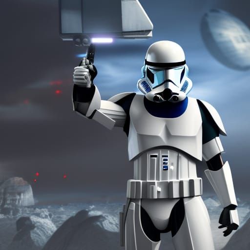 Captain Rex with Katanas: Star Wars Concept Art