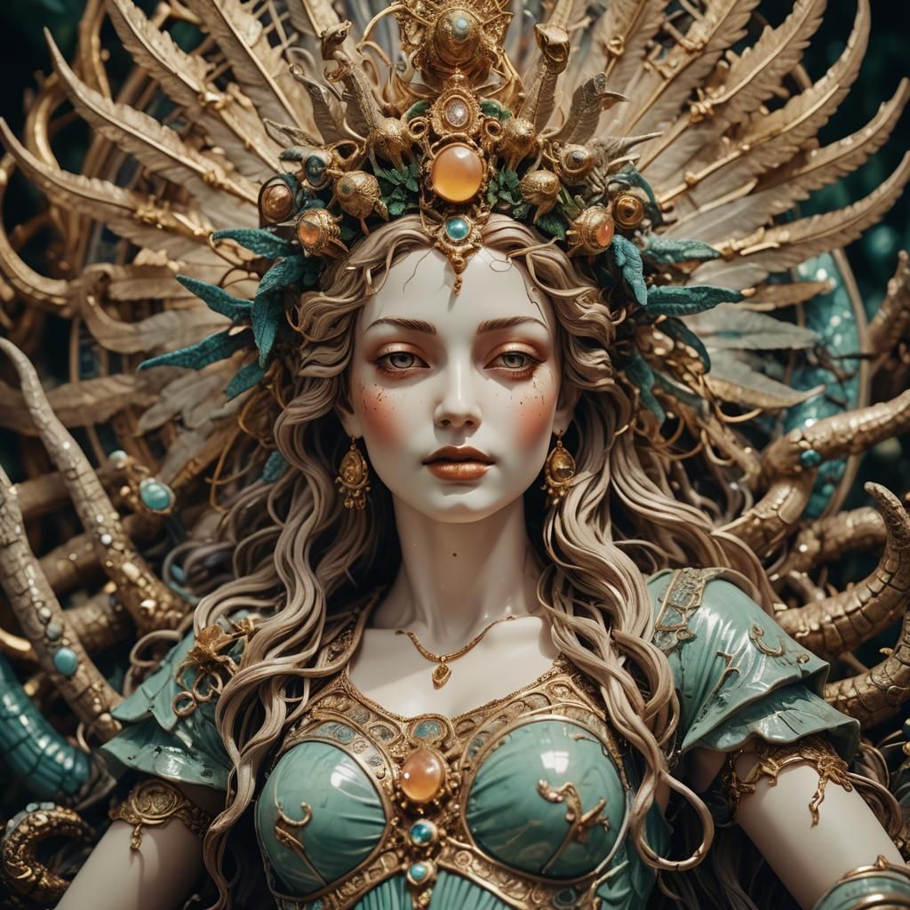 Goddess Morphine Macro Shot: Bliss and Contentment