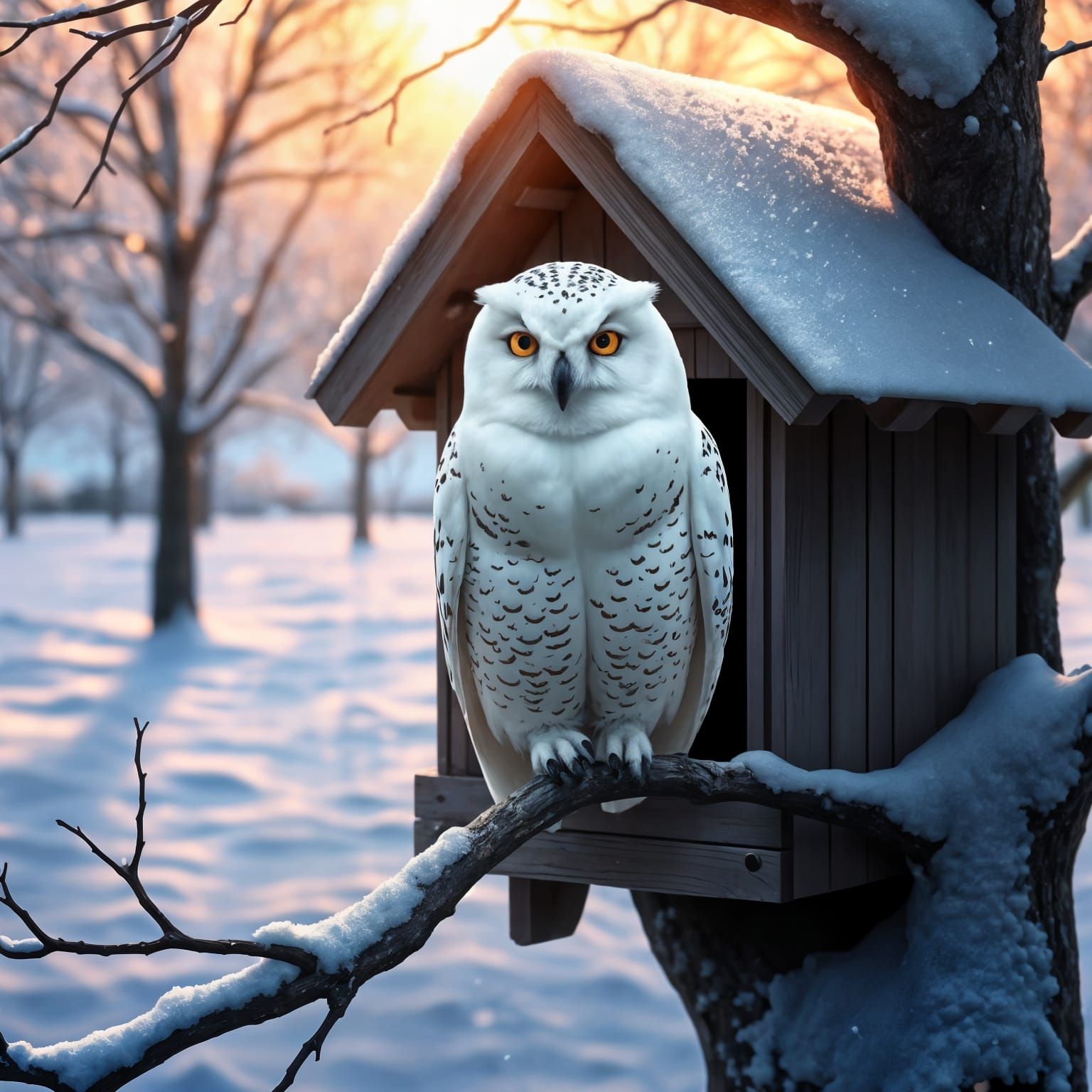 Snowdrops Bloom Through Winter Snow