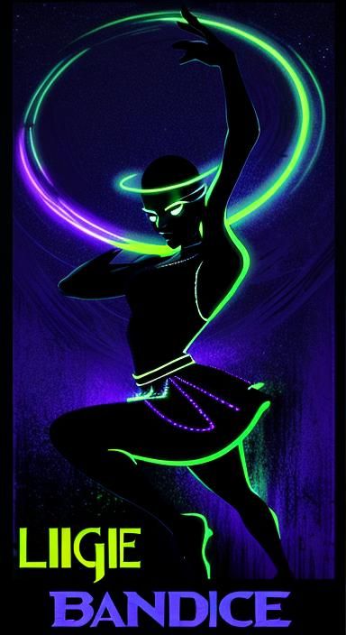 Friday Dance Black Light Poster Art