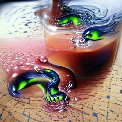 Abstract Liquid Wickedness Visualized