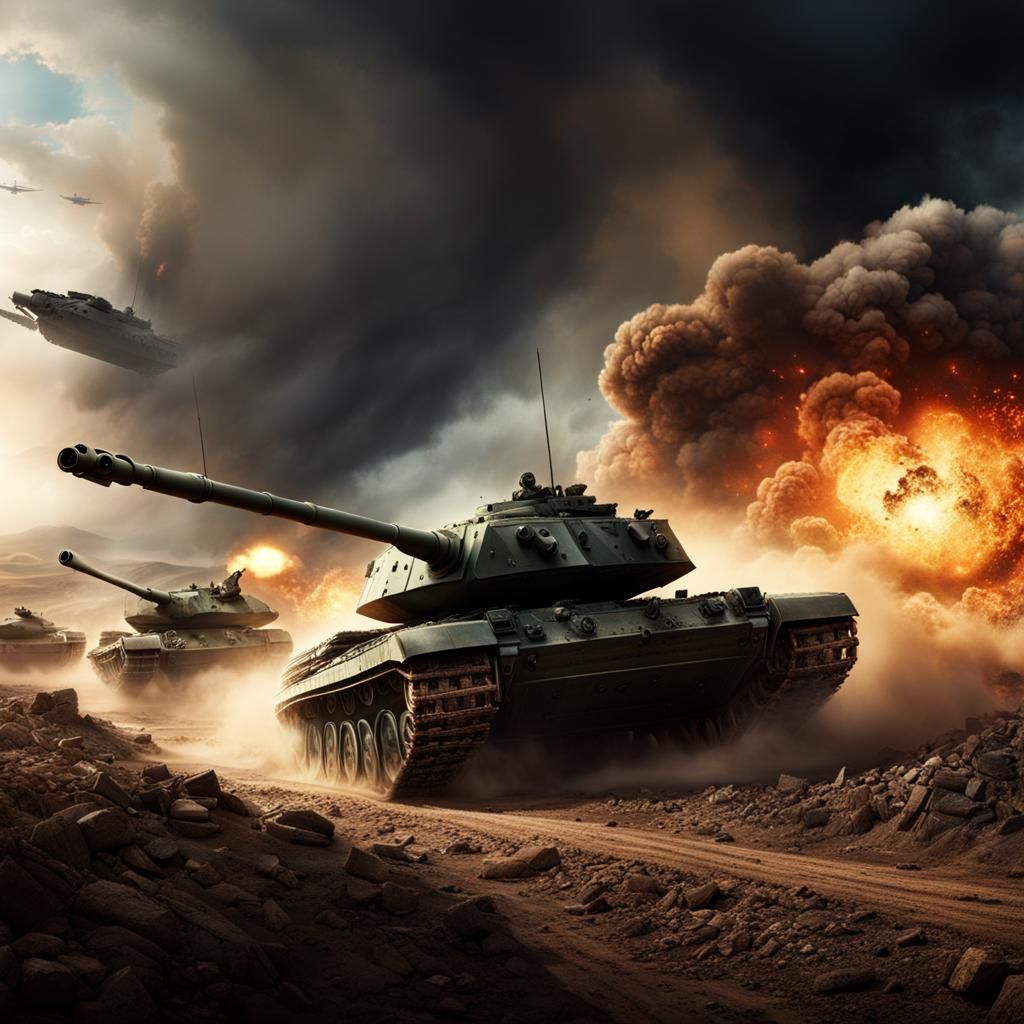 Epic Tanks at War: Digital Matte Painting