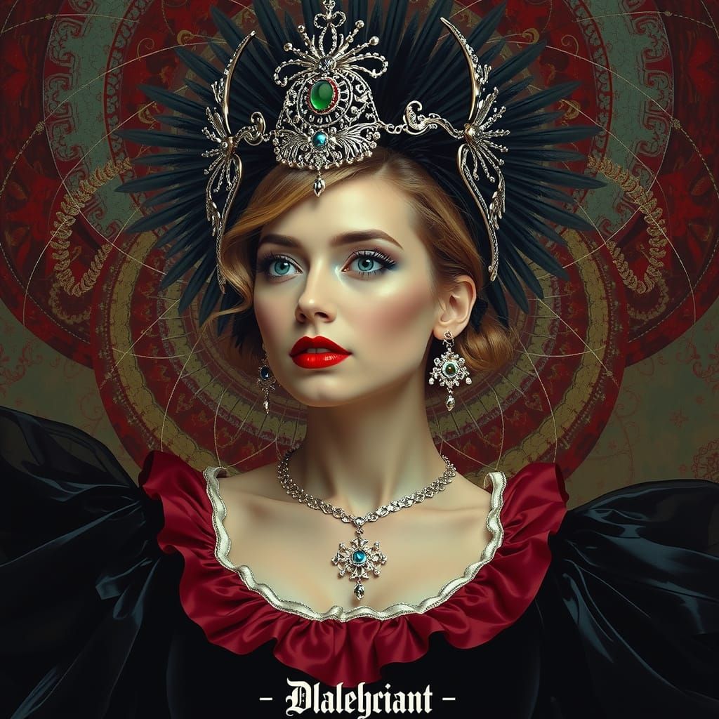 Vibrant Geometric Patterns with Photorealistic Detail