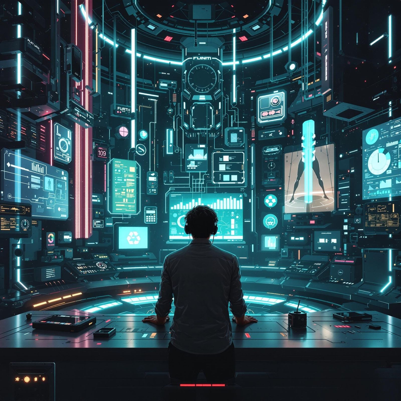 A Life Controlled by Technology in a Futuristic World