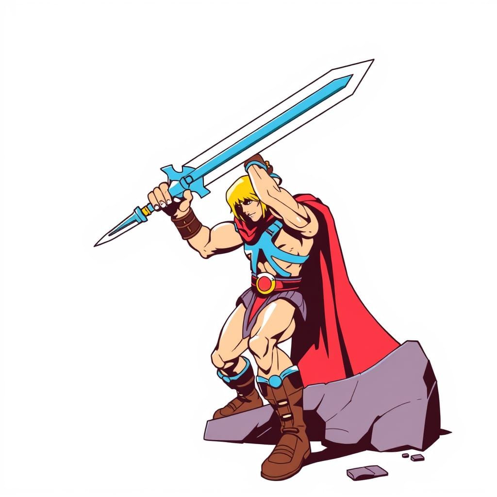 He-man getting crunk