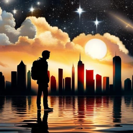 Intricate Celestial Map in 17th Century Style