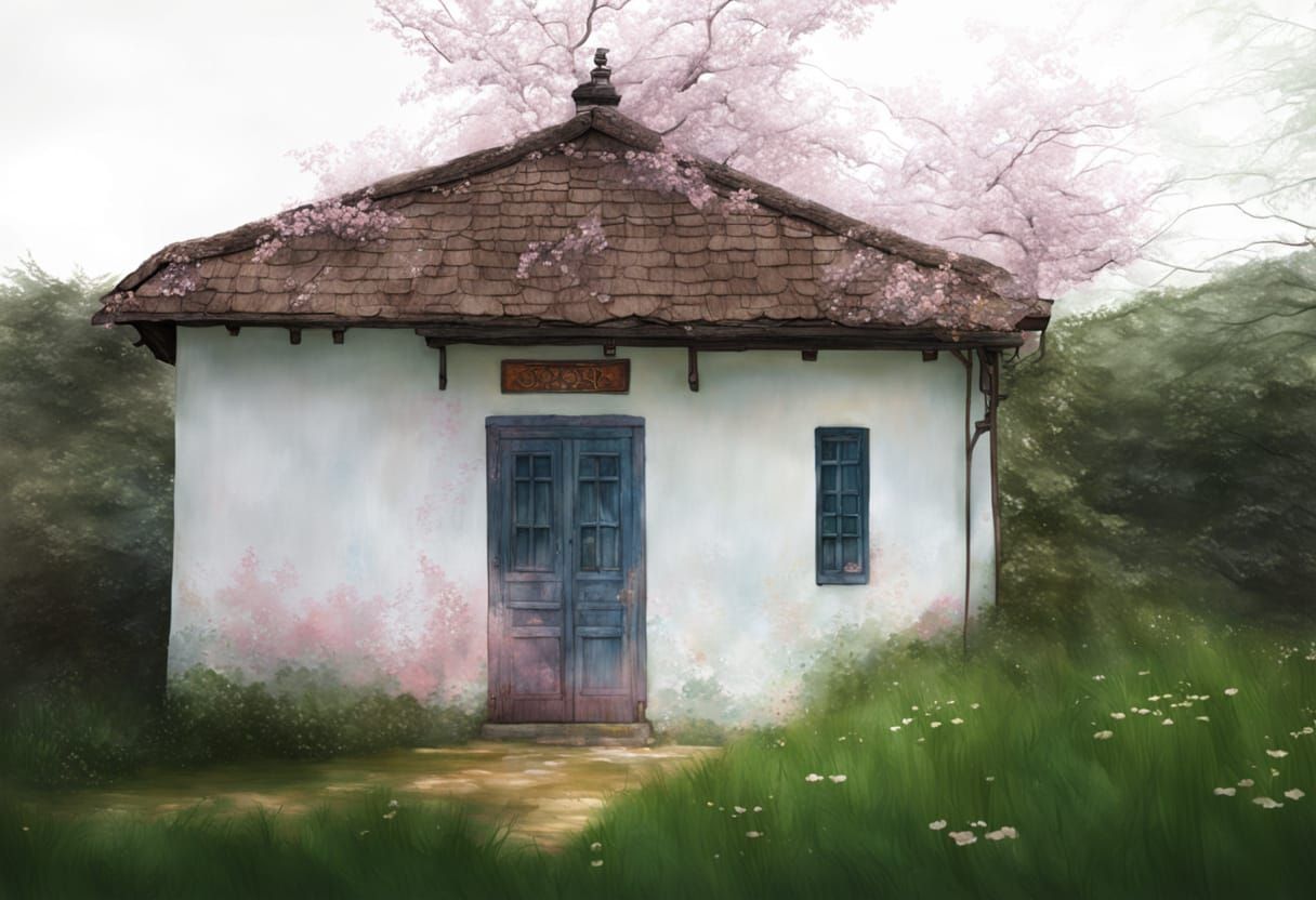 Studio Ghibli Style Pastel Dreamscape