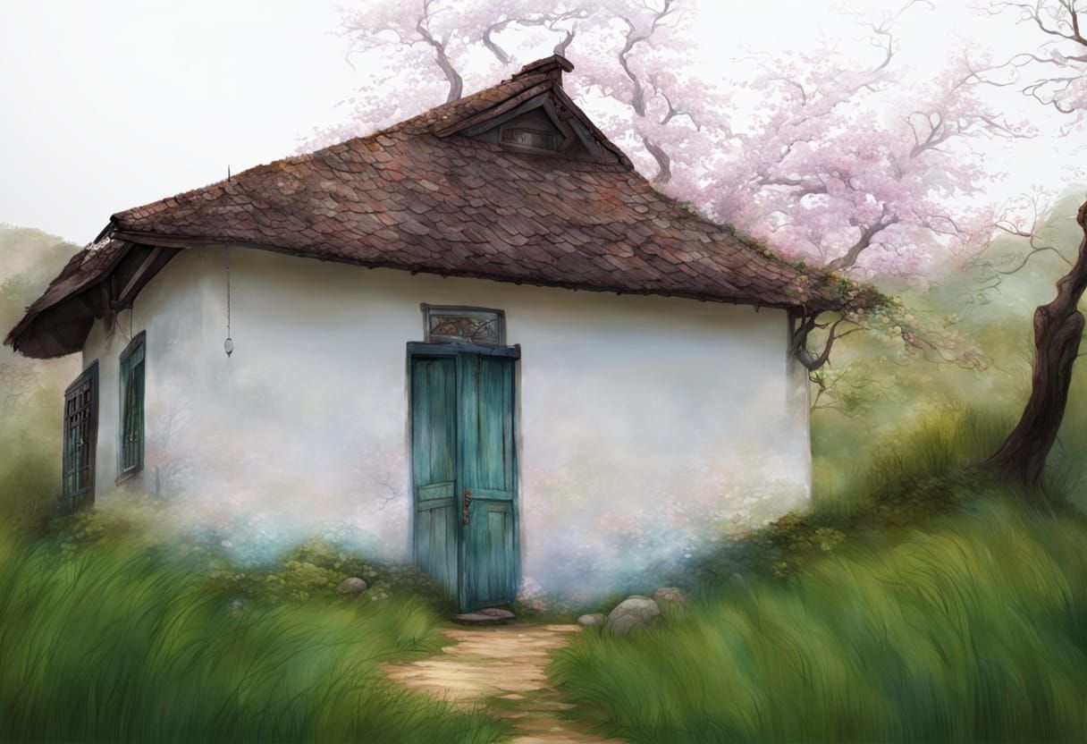 Studio Ghibli Style Image with Dreamy Pastel Colors