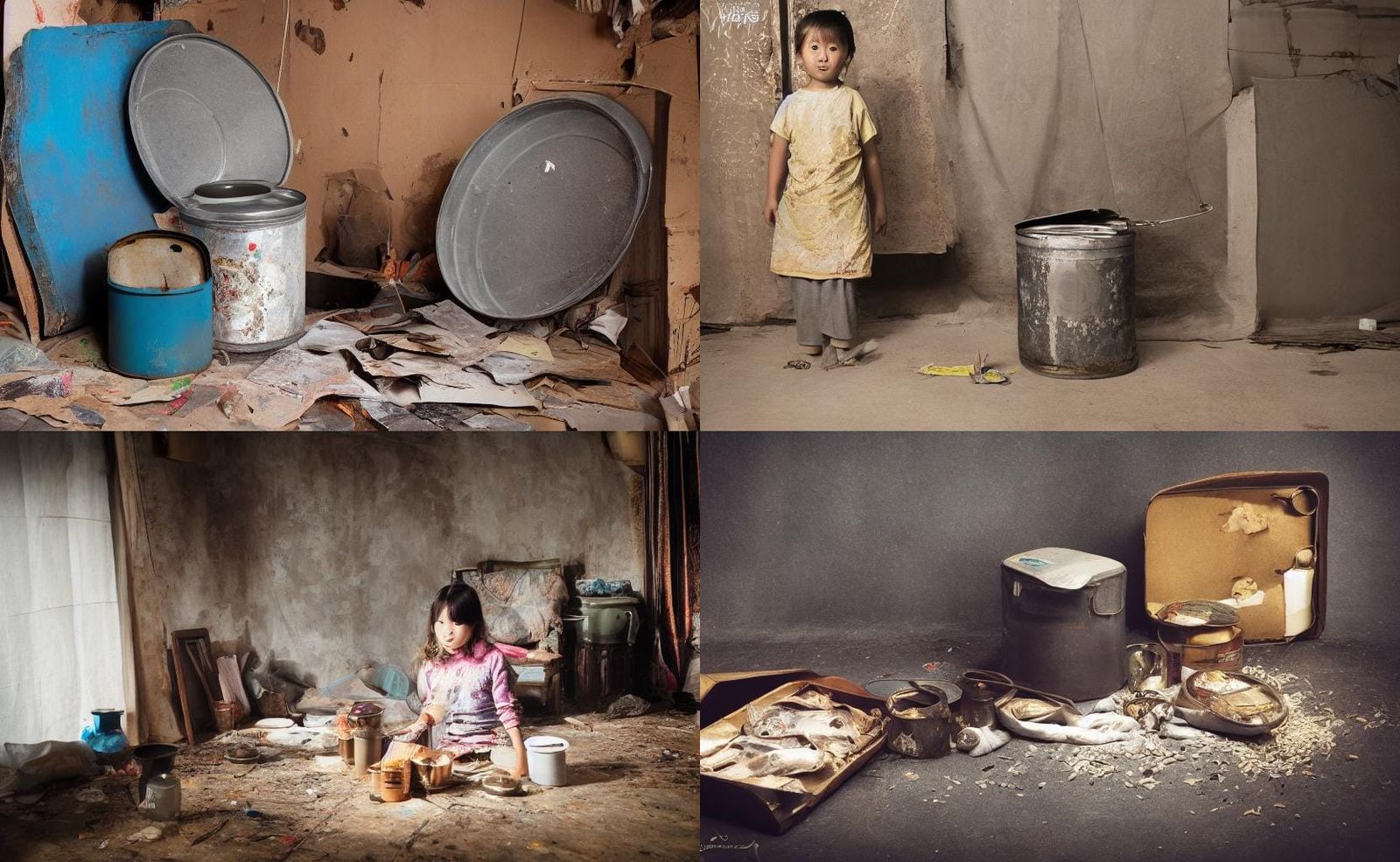 Poor Family Living in Sardine Can, Asian Style