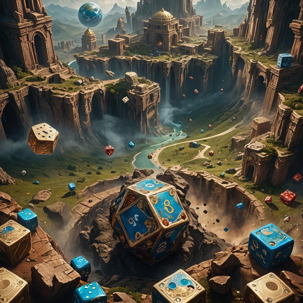 God Rolls the Dice: Fantasy Concept Art