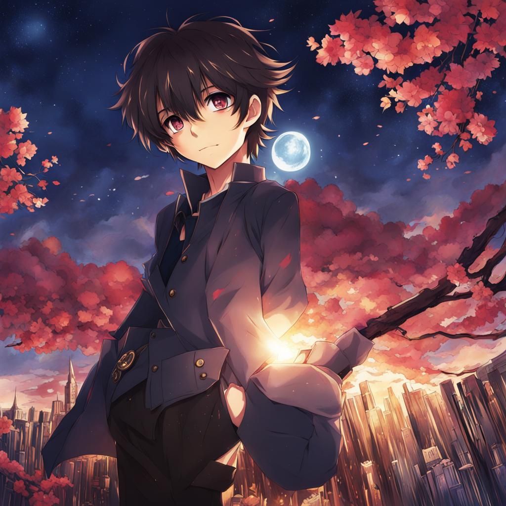 Anime Style Boy Illustration