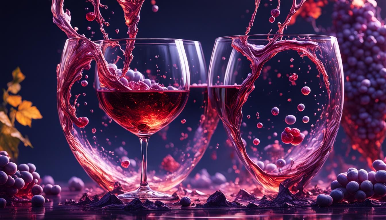 Love in a Glass: Detailed Matte Painting