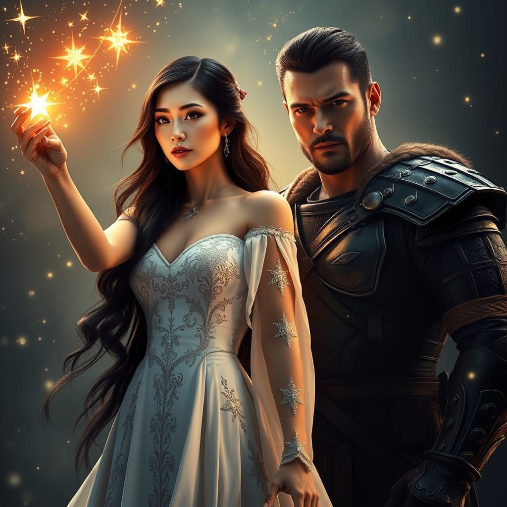 Ethereal Goddess Commands Celestial Forces in a Realm of Unr...