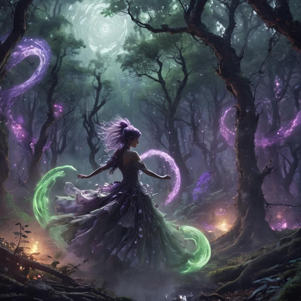 Mystical Forest Portal Opens in Cinematic Still