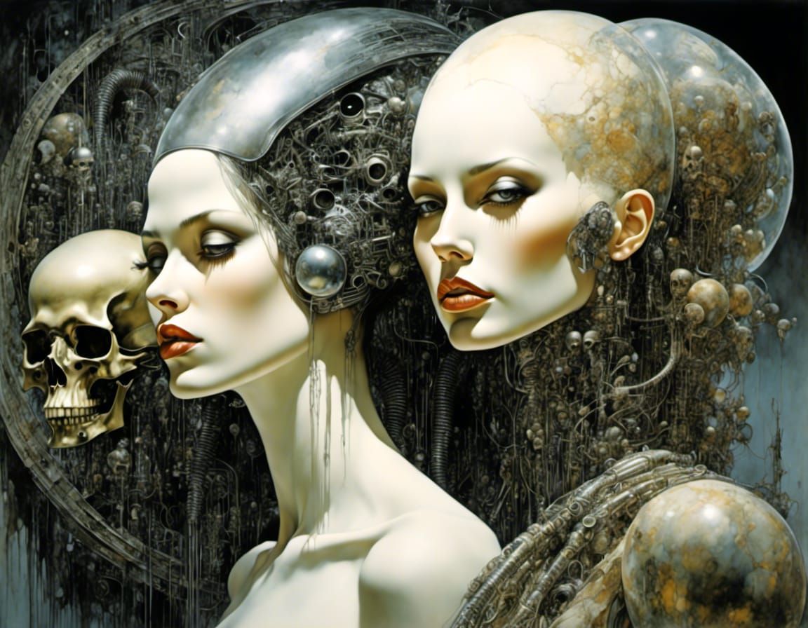 Surreal Portraits of Loss and Transition