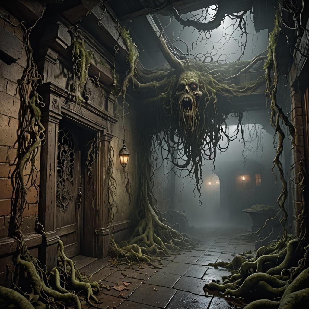 Eldritch Horror Lurks in Foggy Cellar