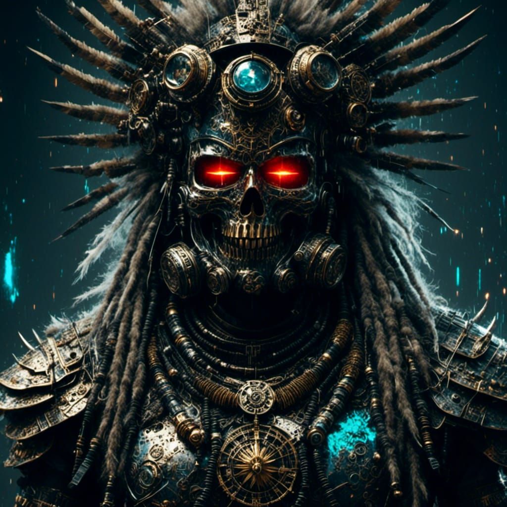 Glitched Dystopia: Digital Figures in a Machine Dream