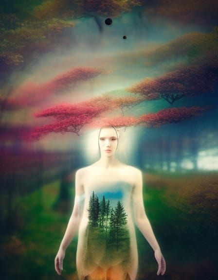 Fate Hybrid Woman in Mycelium Network