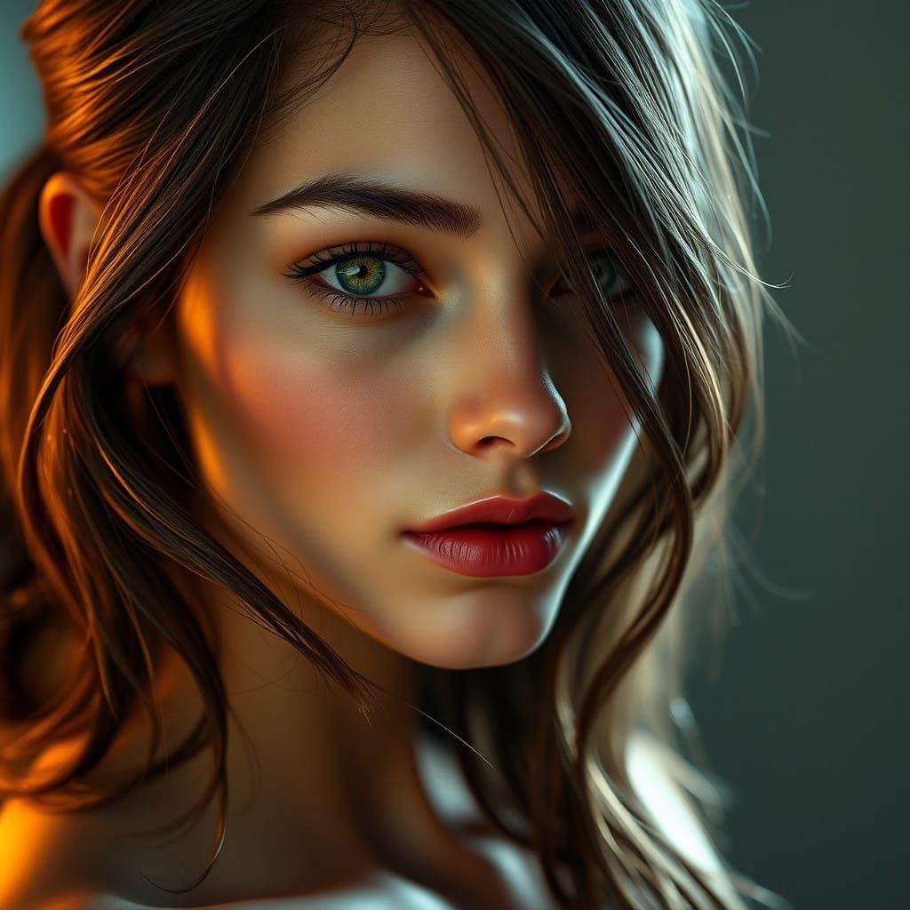 Ethereal Fantasy Woman in High-Fantasy Concept Art Style