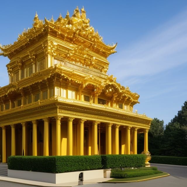 Golden Mansion: Victorian Neo-Gothic Architecture