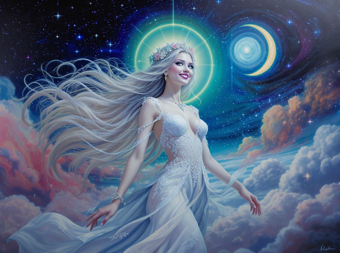 Benevolent Queen of Love in a Mystical Galaxy