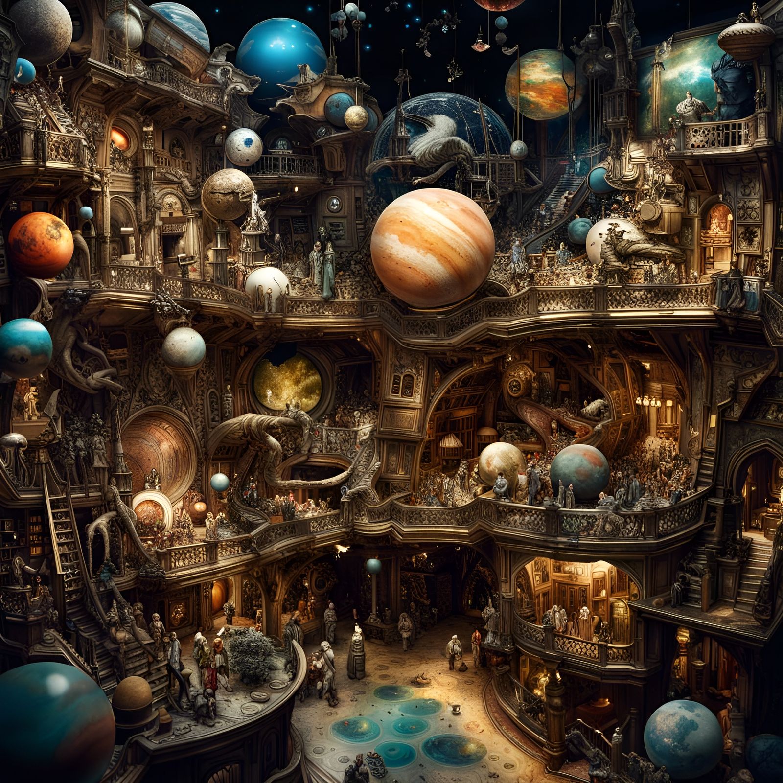 Miniature Planetary Museum: A Fantasycore Masterpiece