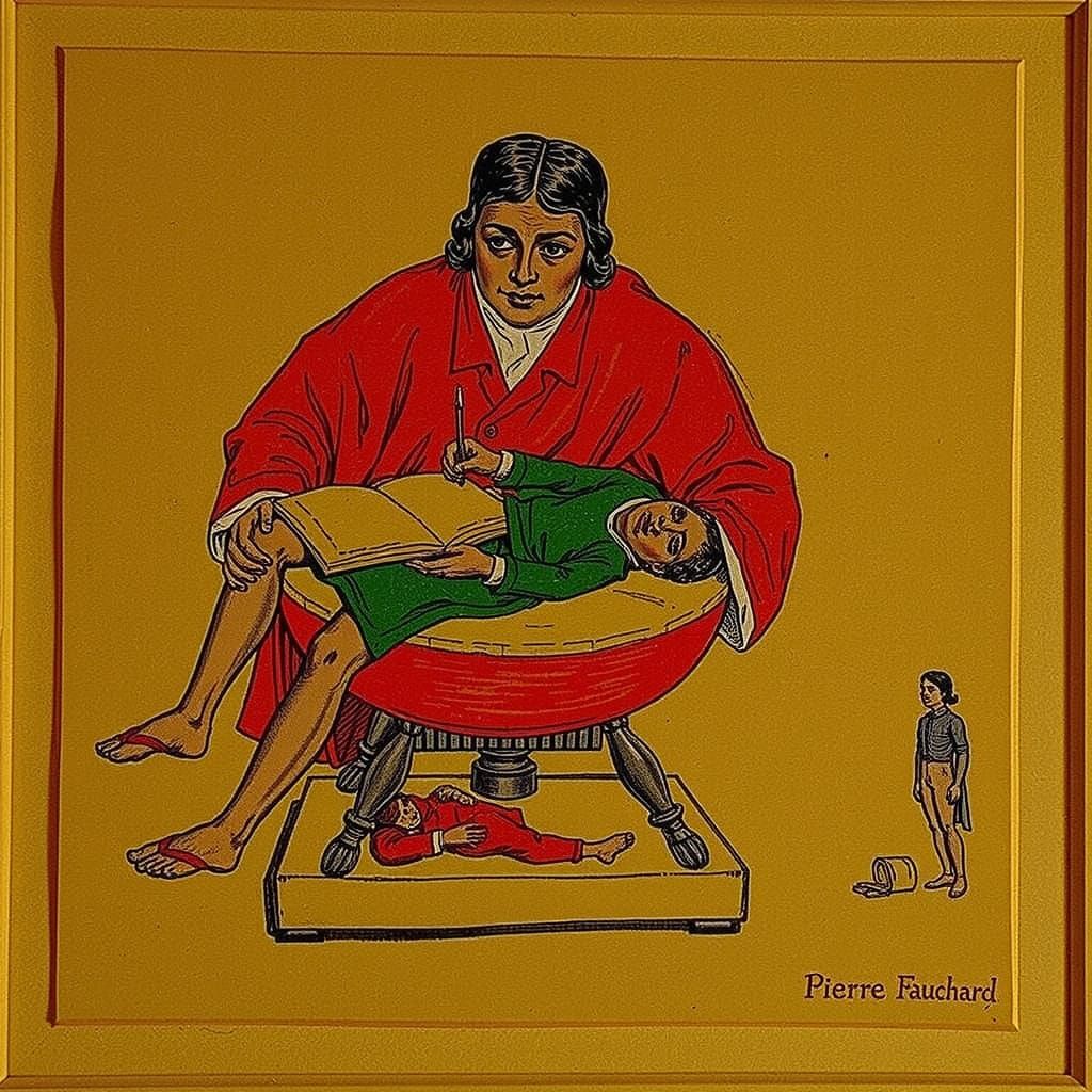 Expressive Sculptures Inspired by Fauchard's Dental Drawings