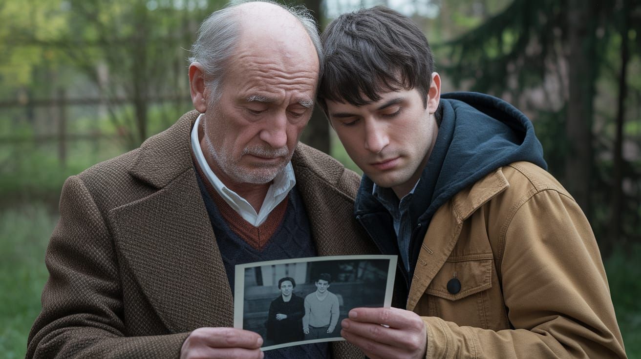 Elderly Man Reflects on Youthful Friendship