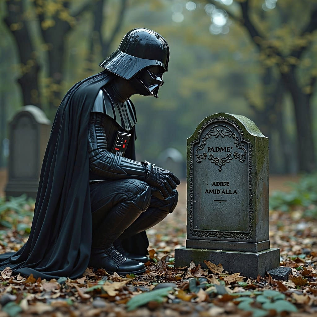 Darth Vader Mourns Padmé Amidala's Ghost