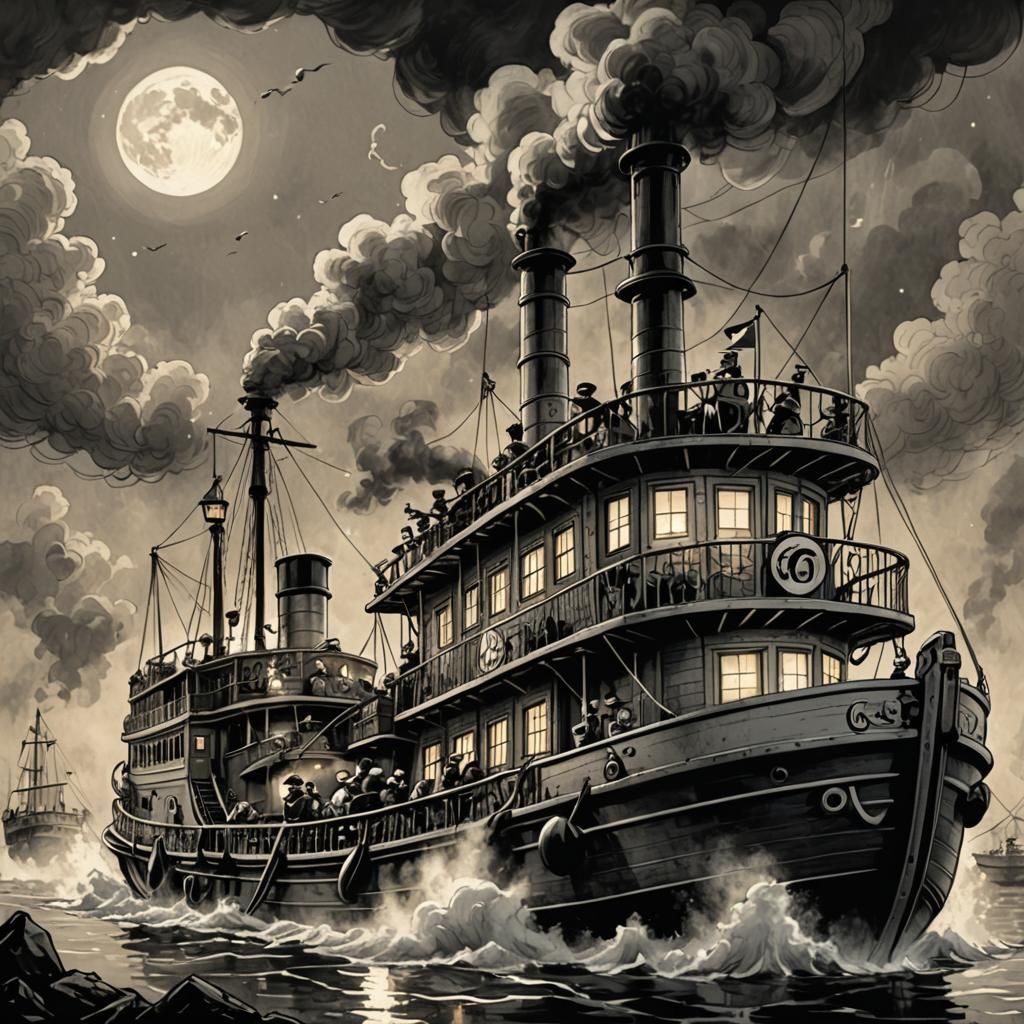Steamboat Willy's Nostalgic Voyage: French Comic Art