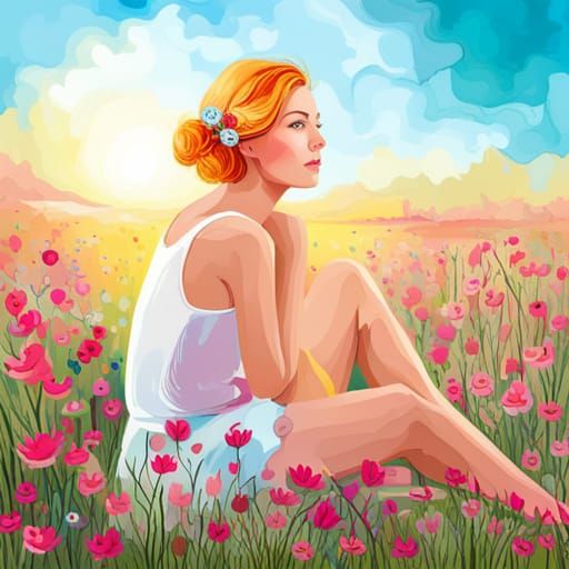 Serene Morning in Pastel Hues